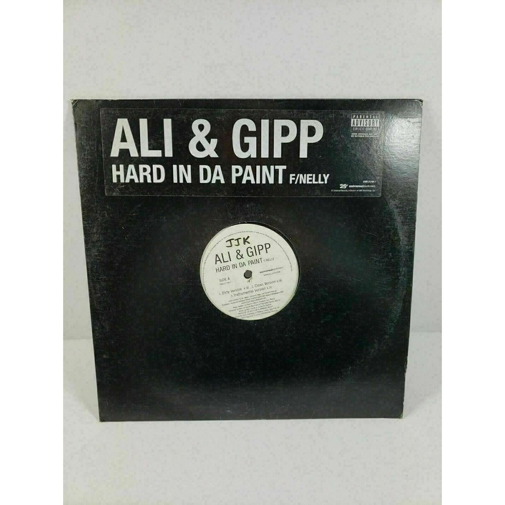 Ali & Gipp Feat. Nelly - Hard In Da Paint - Universal - 2006 Hip Hop Rap 12" EX